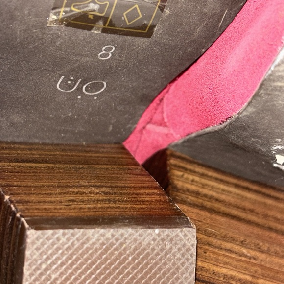 Urban Outfitters Reddish Burgundy Boots Ankle Length Size 8 Suede Leather - Picture 7 of 7